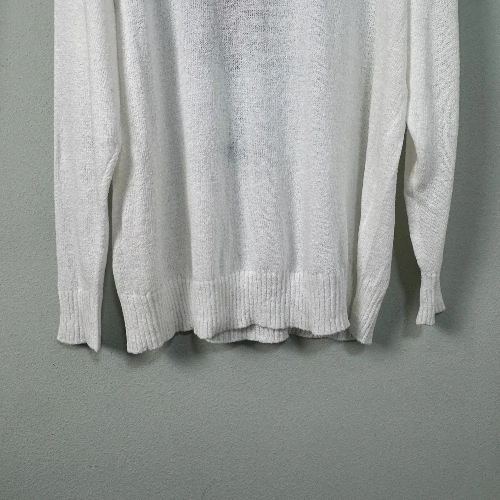 Show Me Your Mumu Woodsy Sweater Ciao Cocktail Graphic Knit White Medium NWT